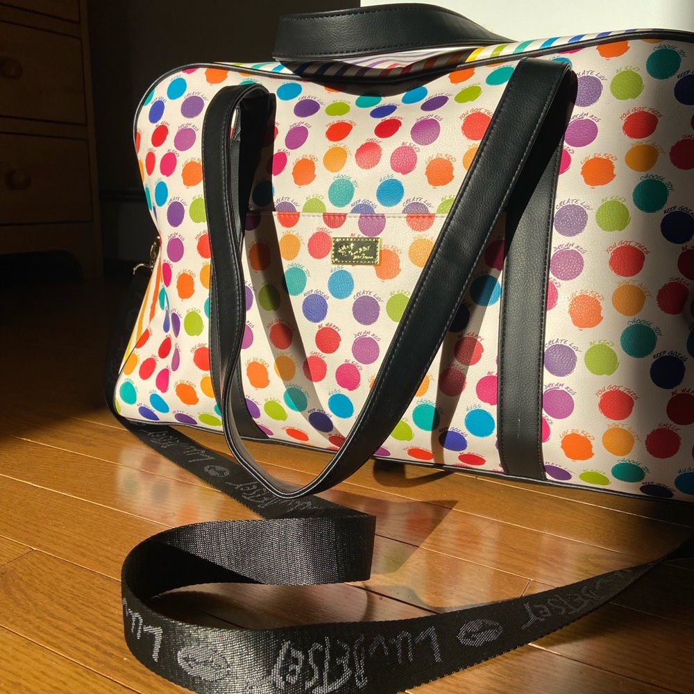 Betsey Johnson Duffle Weekender/crossbody